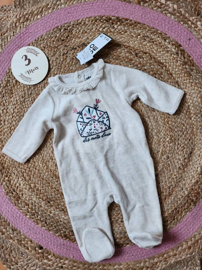 Pyjama beige hiver - photo numéro 3