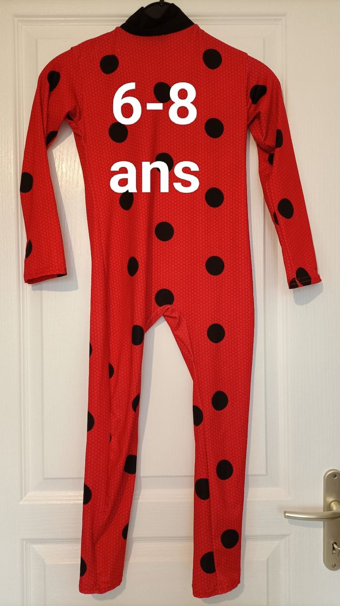 Déguisement miraculous 6-8 ans noir et rouge