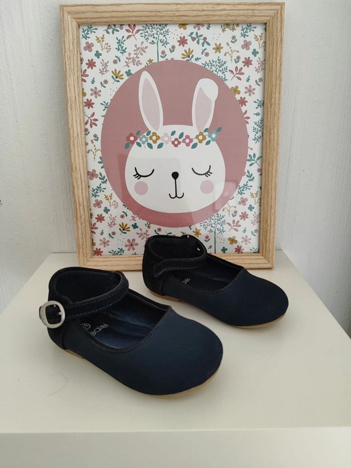 Ballerines bleues marines taille 21 Obaibi