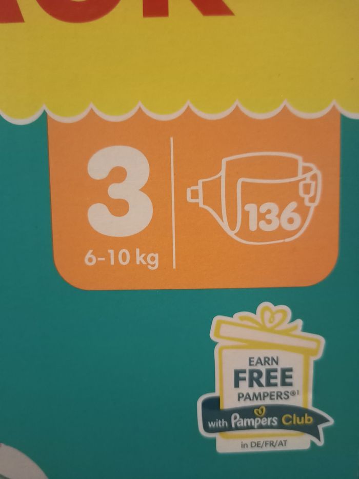 Pampers baby dry taille 3 (272 couches) - photo numéro 2