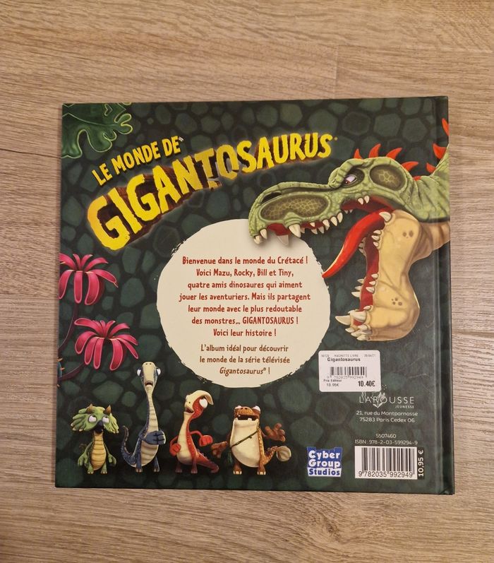Grand livre le monde de Gigantosaurus - photo numéro 2