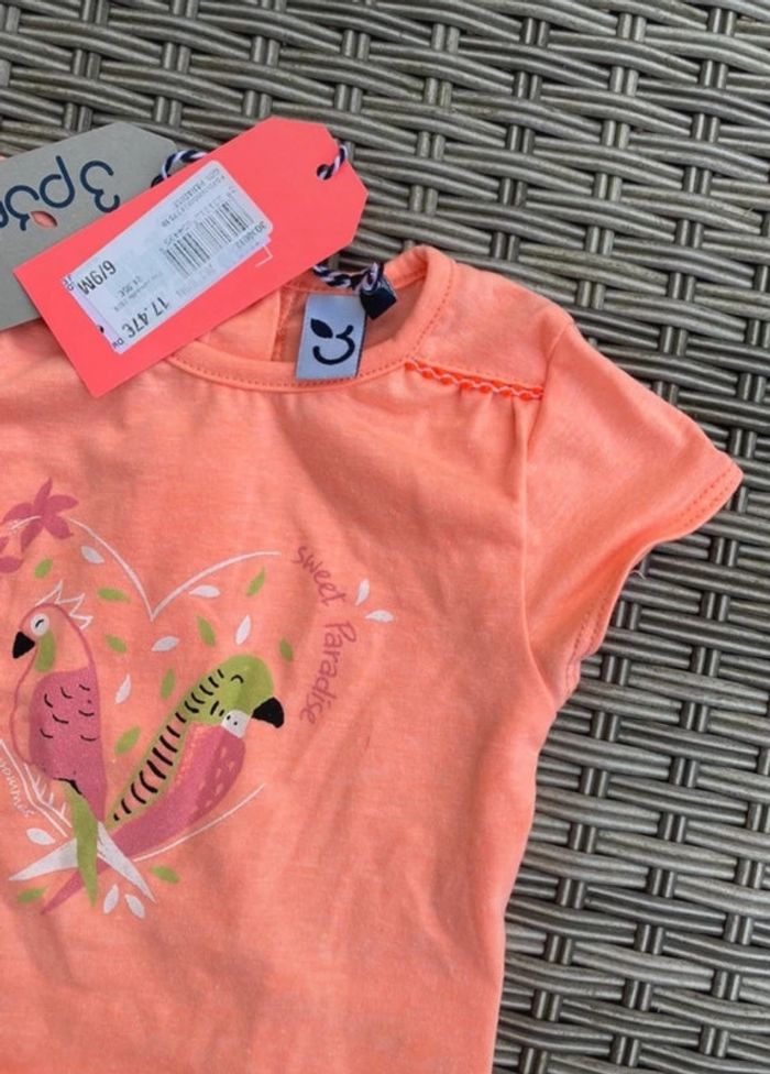 Robe 6 9 mois 3 pommes neuve - photo numéro 3