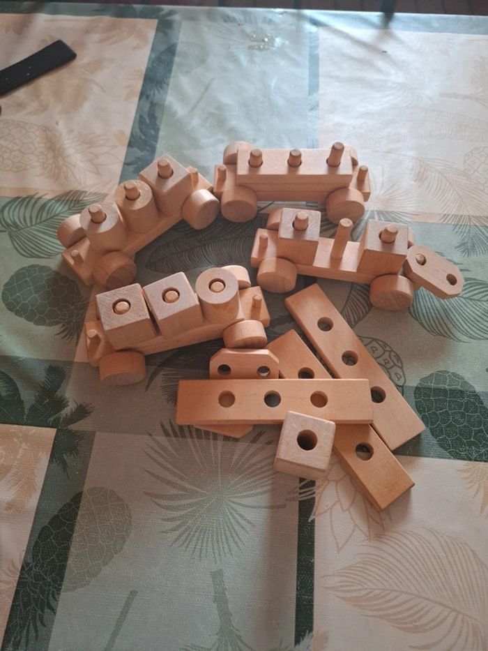 Jeux de construction en bois