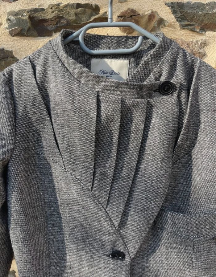 Veste style blazer gris chiné - Matt Davis - photo numéro 6