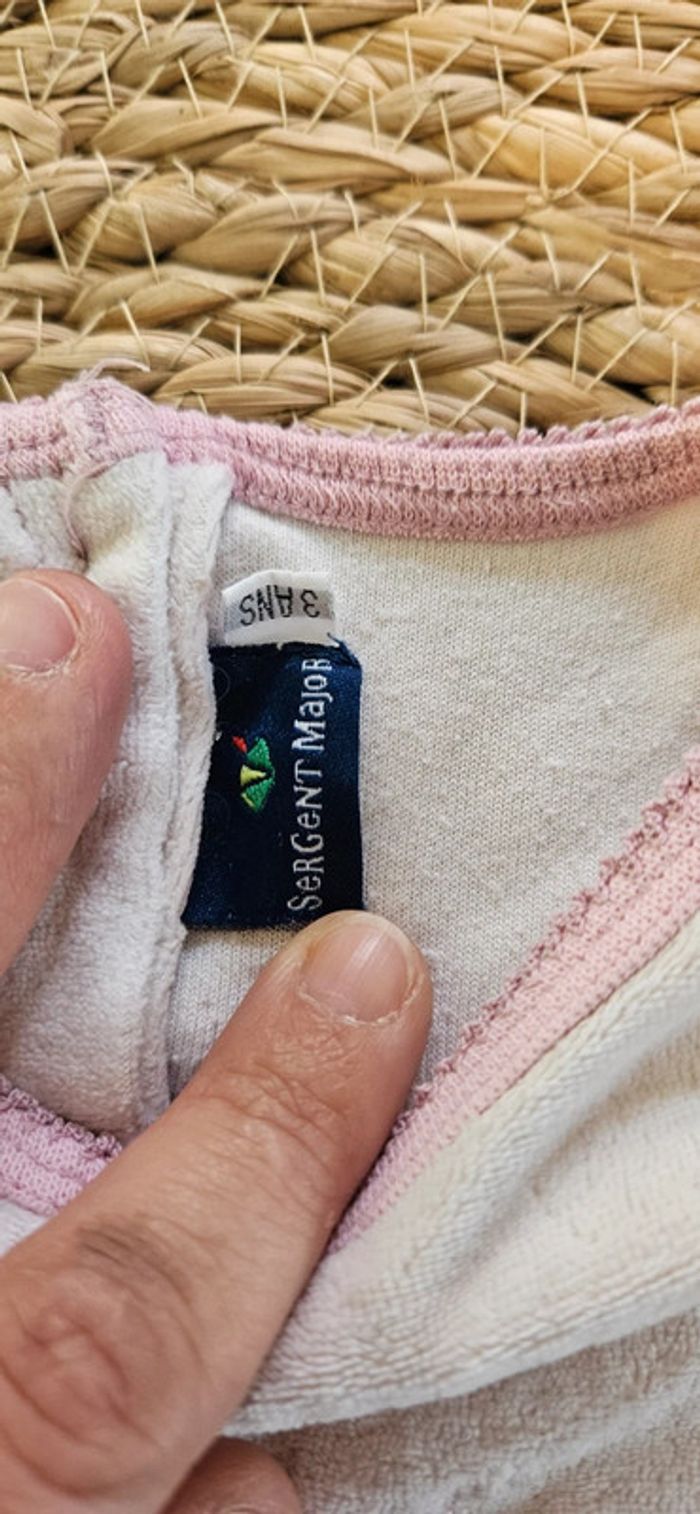 Haut de pyjama velours 3 ans fille - photo numéro 3