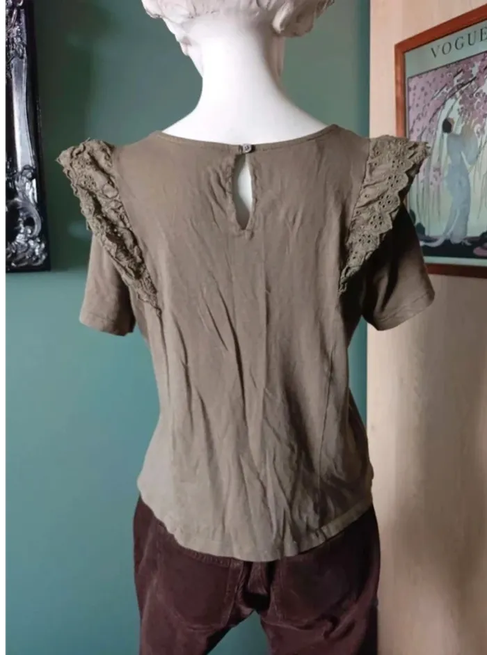 Blouse kaki S - photo numéro 2
