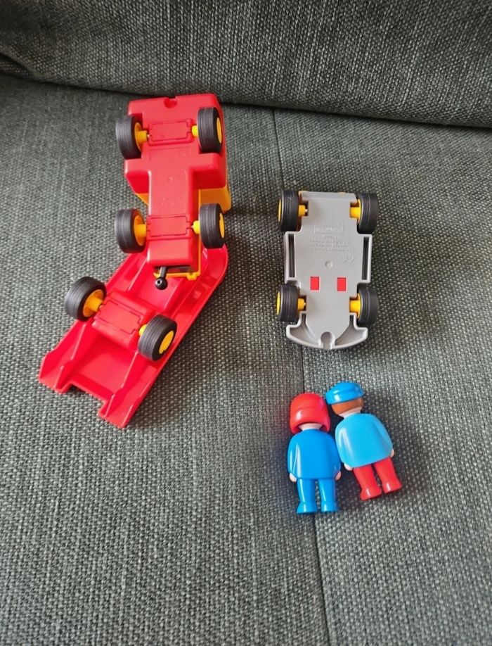 Playmobil 123 voiture de course avec camion de transport 6761 - photo numéro 4