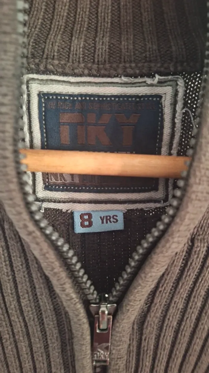 Gilet marron garçon 8 ans - photo numéro 4