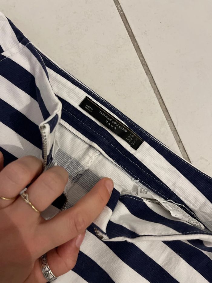 Jupe à rayure Zara - photo numéro 2