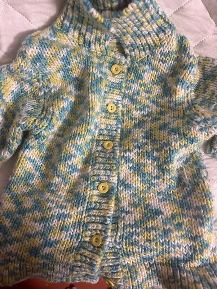 Pull/gilet taille 18mois marque mini adelie - photo numéro 2