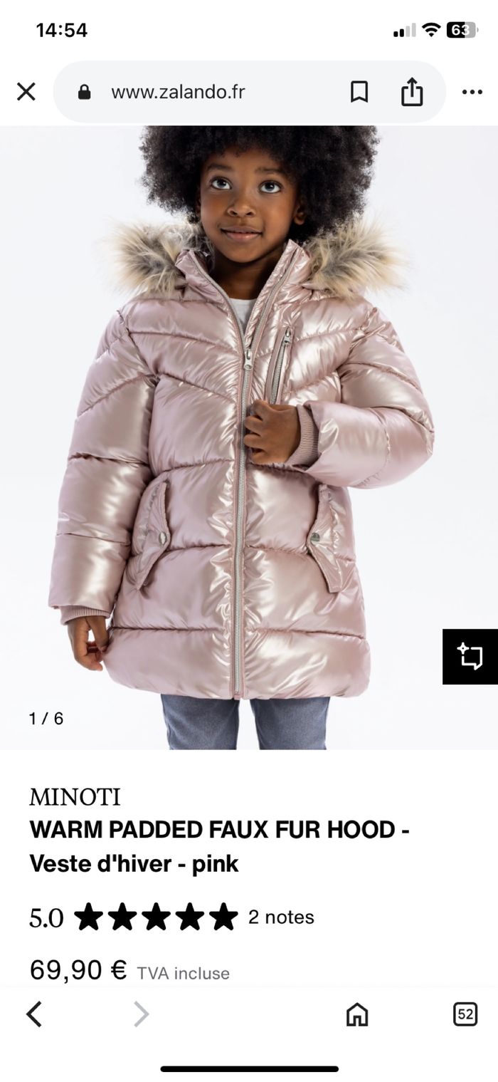 Manteau fille  5/6 ans - photo numéro 4