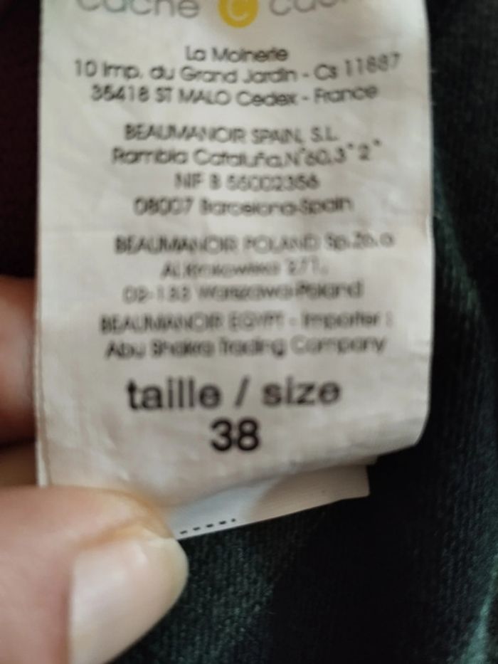 🌹Robe pull rayée moulante - Taille 38 - Cache Cache 🌹 - photo numéro 5