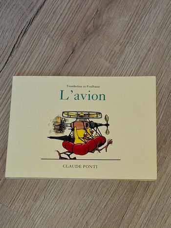 Livre : " l avion et la voiture"