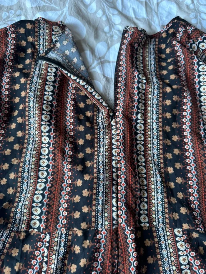 Combinaison marron à motifs - photo numéro 4