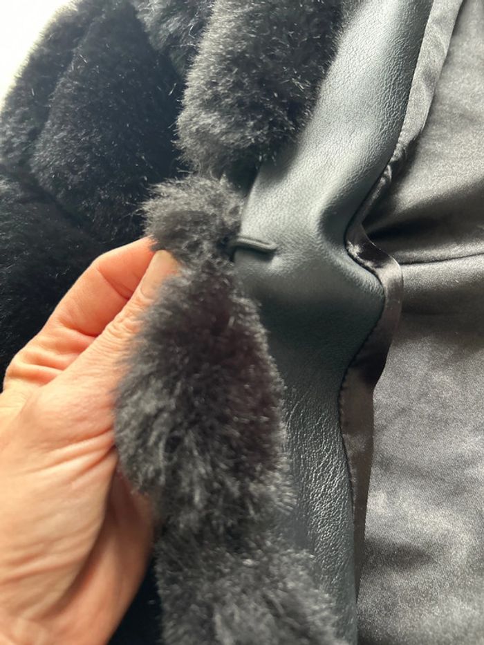 Veste fausse fourrure taille S/M - photo numéro 4