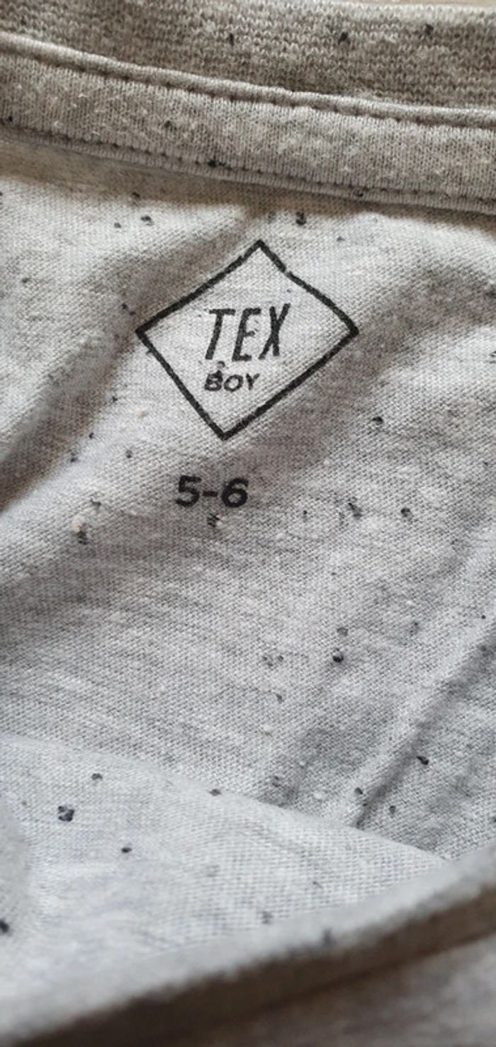 Maillot t-shirt manches courtes tex 5/6ans garçon - photo numéro 2
