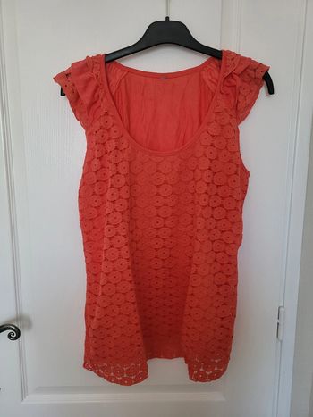 Haut débardeur corail plus