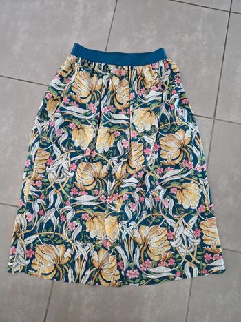 Jupe longue à fleur