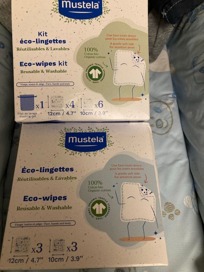Eco lingette (lavables) mustela