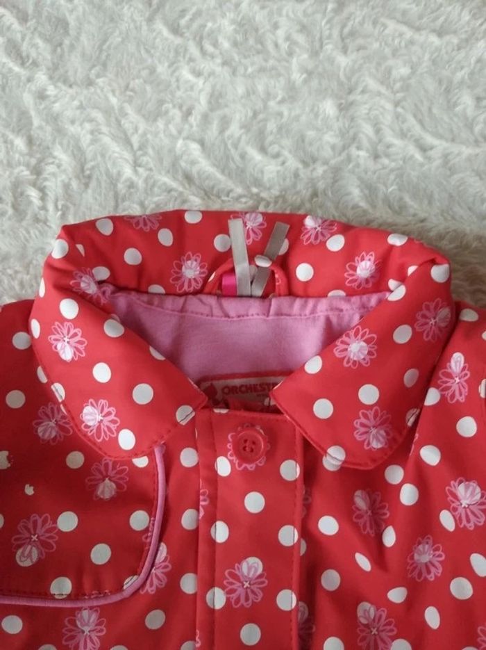 Manteau blouson imperméable avec capuche Fille 18 mois Orchestra - photo numéro 18