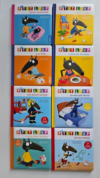Lot 8 livres P'tit loup 