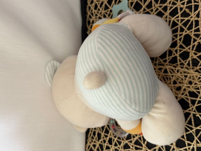 Ours en peluche multi activités d'éveil 25 cm - Soft - photo numéro 4