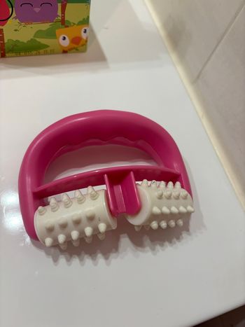 Rouleau de massage anti cellulite rose 