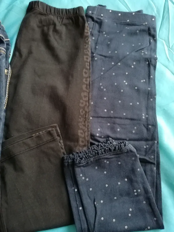 Lot de pantalons fille 10 ans - photo numéro 3