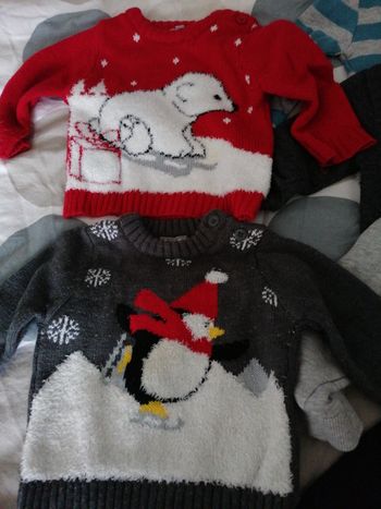 Lot 10 pulls garçon 6 mois 