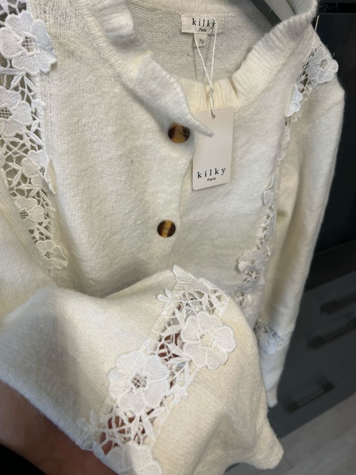 Gilet écru - photo numéro 2