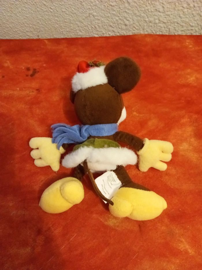 Peluche Minnie rétro jupe verte rare et collector - photo numéro 4