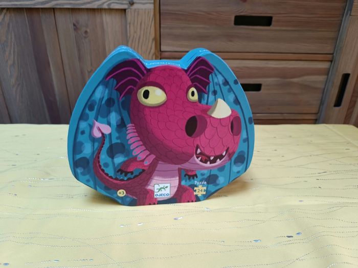 Puzzle 24 pièces Edmond le Dragon 🐉 Djeco dès 3 ans