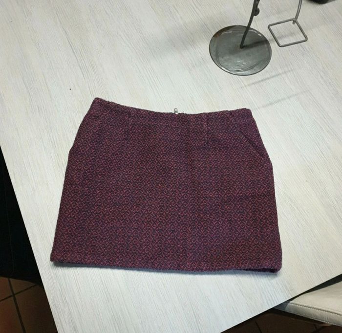 Mini jupe Jersey tweed