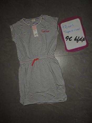 chemise de nuit tape à l'oeil taille 12 ans