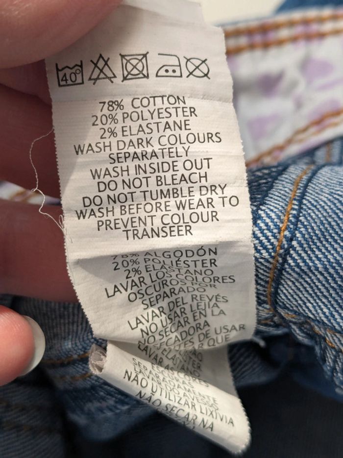 Short en jeans T38 : high waist - photo numéro 6