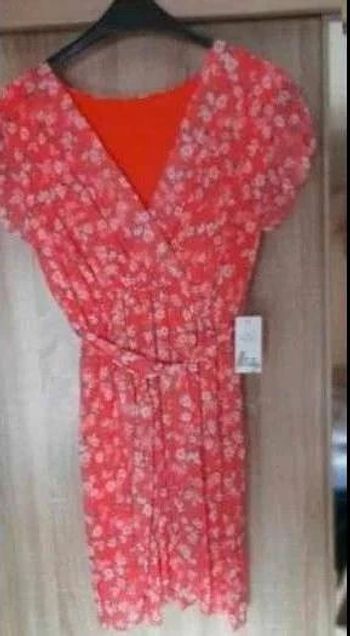 Robe  imprimée  doublée