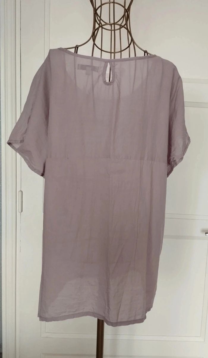 đż Blouse Taupe TEX Woman â Taille 44 â ĂlĂ©gance & Confort 100% Coton - photo numĂ©ro 2