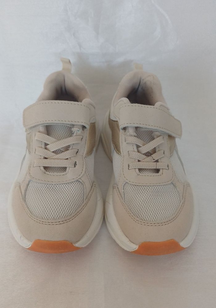 Baskets Beige à scratch Kiabi