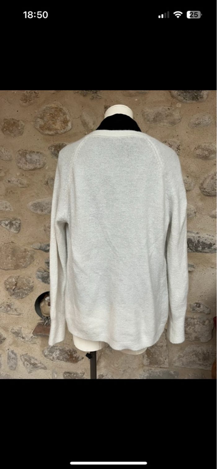 Cardigan gilet blanc très bon état - photo numéro 3