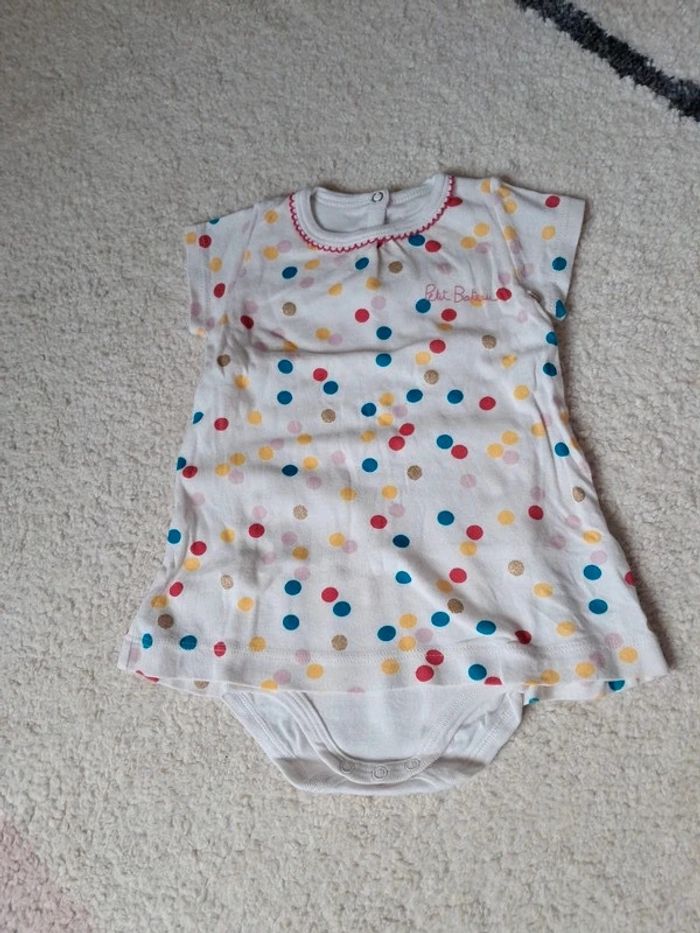 Robe d'été fille avec petit quilote attaché