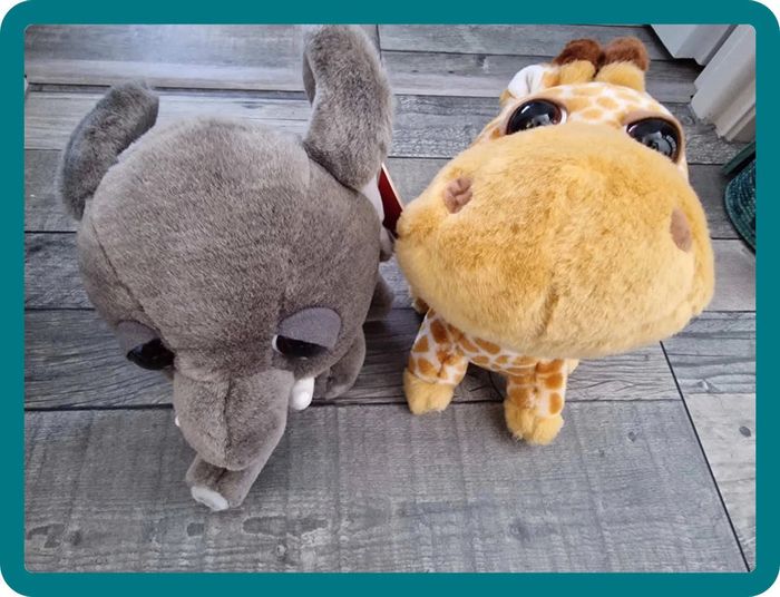 Lot de 2 peluches Big Headz - photo numéro 2