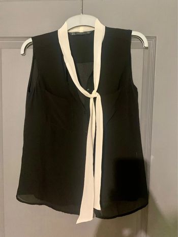 Chemise transparente noir Zara - Taille S