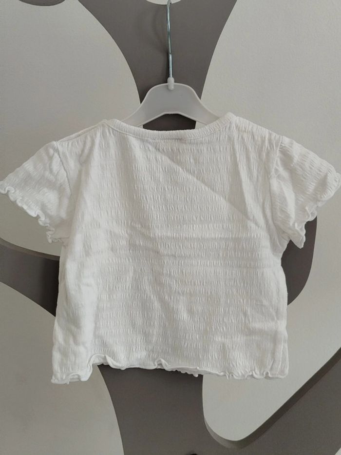 Tee-shirt manches courtes blanc Influx taille 3 mois - photo numéro 2