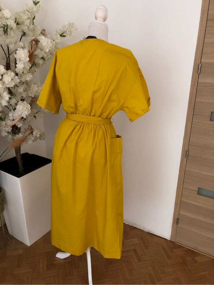 Robe jaune Zara neuve taille S - photo numéro 7