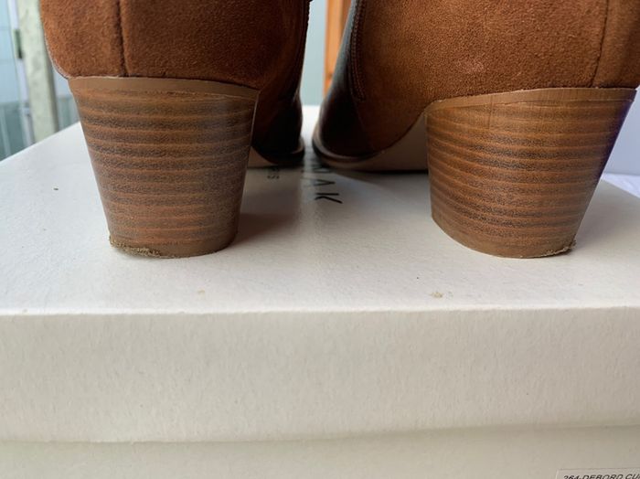 Boots à talons Jonak en cuir cognac 38 - photo numéro 4