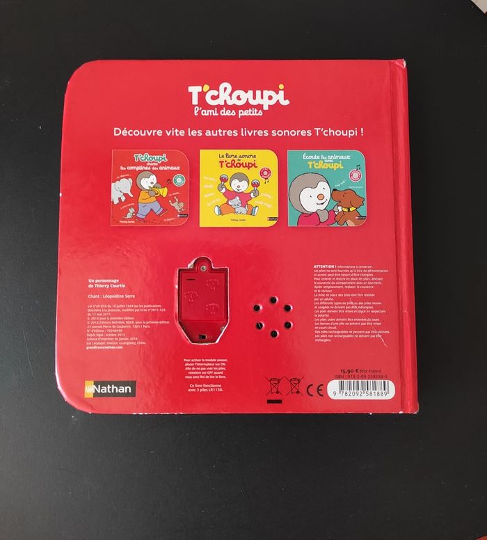 Livre musical T'choupi - photo numéro 2