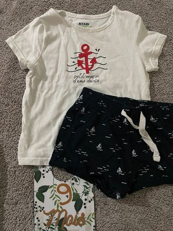 Ensemble short+teehshirt