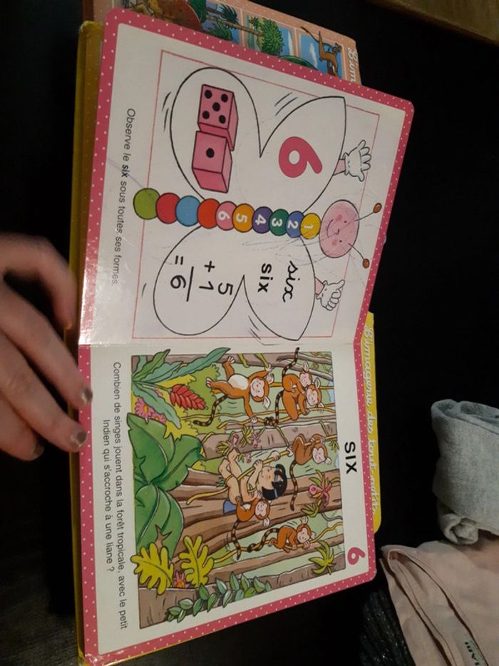 Lot 2 livres l'imagerie des tout petits chiffres ferme - photo numéro 3