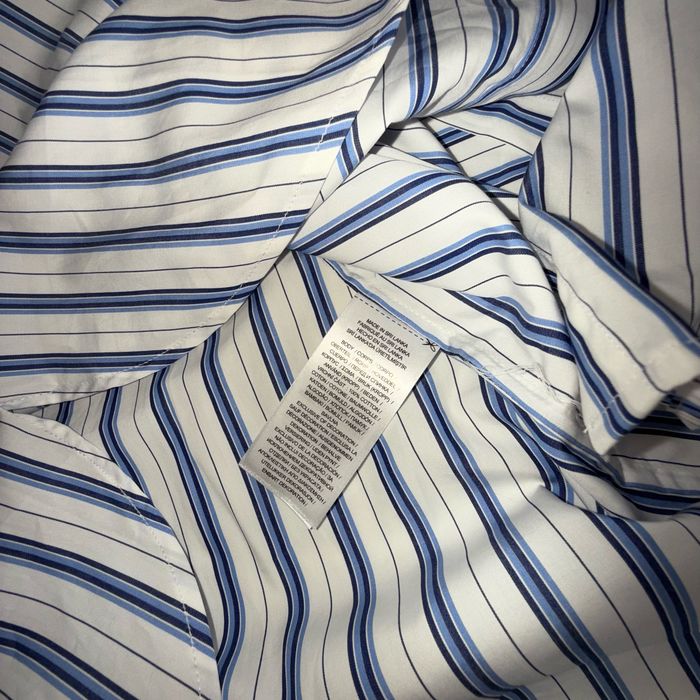 Robe-chemise Ralph Lauren en popeline de coton rayée. Neuve. Taille 6. - photo numéro 10