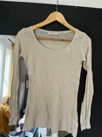Blouse légère irisée Camaïeu 100%lin